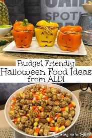 Halloween On A Budget Try These 5 Budget Friendly Halloween Food Diy Ideas Includes Great Party Ideas Fo Vegetarian Entrees Diy Food Recipes Aldi Recipes