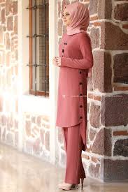 Gul Kurusu Hazen Ikili Takim Ahu13373 Tesettur Triko Modelleri 2020 Muslim Fashion Outfits Muslim Fashion Dress Muslimah Fashion Outfits