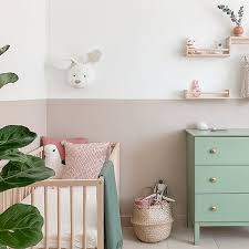 Inspirations idees deco pour une chambre bebe nature et. Idees Deco Pour Une Chambre De Bebe Fille En Rose Et Vert My Blog Deco