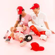 Easy diy costume ideas for you and your best friends. Hit A Home Run With This A League Of Their Own Family Costume Brit Co