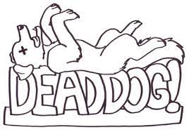 Dead Dog Cartoon Drawing
