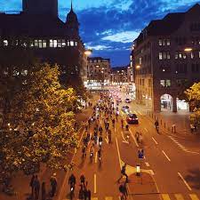 September 2019, diejenigen in der rechten bildhälfte vom 19. Velodemo 2019 Der Velo Event In Zurich Pro Velo Kanton Zurich