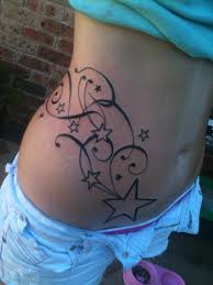 Stars And Swirls By Chv666 On Deviantart Swirl Tattoo Star Tattoos Hip Tattoos Women