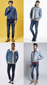 For a casual beach day look, you can opt for a slightly baggier short. Today S Look Double Denim Dark Wash Jeans Light Wash Jacket Ootd Menswear Mensfashion Mensst Blue Jeans Outfit Men Mens Fashion Denim Jeans Outfit Men