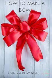 Pinch the ribbon tightly at the center to keep the bow's shape. How To Make A Bow Using A Bow Maker Jordan S Easy Entertaining