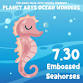 Planet Arts Ocean Wonders: Embossed Seahorses