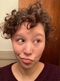 She leaves her hair ties for about 10 min then!! I get Einstein!!! Lol