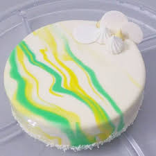 Glacage Miroir Avec Degrade De Couleurs Glacage Gateau Glacage Miroir Dessert