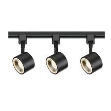 Nuvo Lighting Black Led Round Track Lighting Kit Bellacor