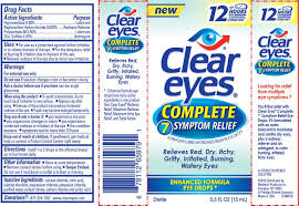 Using eye drops help tolerate contact lenses. Clear Eyes Complete