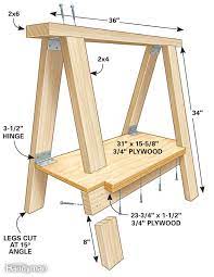 Sawhorse Plans Sawhorse Plans Sawhorse Diy Woodworking