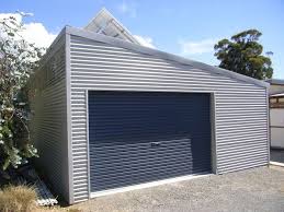 Garages Carports Manufactured Sheds Prefabricated Steel Garages Skillion Roof Prefab Garages Modern Garage