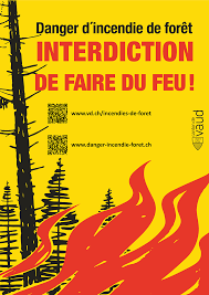 Saint-Cergue - Interdiction de faire du feu !
