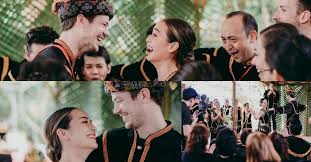 Grant gustin and la thoma are pretty married, but they haven't signed the documents yet. The Flash Star Grant Gustin Rocks Out Traditional Kadazan Wear With His Wife La Thoma In Sabah Grant Gustin Gustin Andrea Thomas