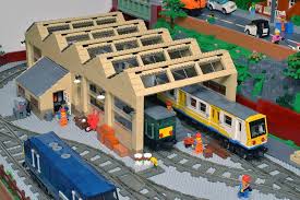 The Train Shed C Huw Millington Lego Eisenbahn Lego City Lego Fabrik