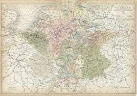 Please free share your comments and questions Map Of Central Europe Embracing Germany Holland Belgium France Switzerland Showing The Roads Canals And Railways Geographicus Rare Antique Maps