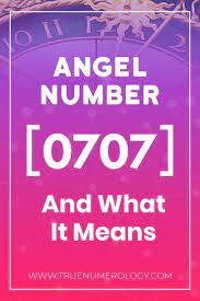 Angel Number 0707 And What It Means How To Gain Confidence Angel Numbers Angel Number Meanings