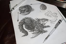 Its scales are primarily used in traditional eastern medicine, exotic hides, and as luxury meat sold in wet markets. Pangolin Dragons Maiamythical Illustration And Design