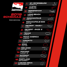 Want to know what's new for indycar this year in 3 minutes? Crc Motorsport Indycar 2019 Calendar Is Out Facebook