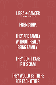The joining of this pair in friendship and love promises a lasting relationship. Zodiac Mind Your 1 Source For Zodiac Facts Libra And Cancer Libra Zodiac Facts Libra Quotes