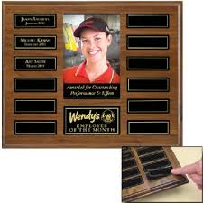 Make sure this fits by entering your model number. Aw1895 Interchangable Employee Of The Month Plaque