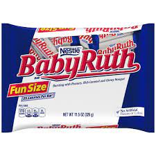 Nestle Baby Ruth Candy Bars Fun Size 11 5 Oz Walmart Com