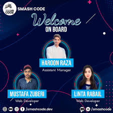 We are delighted and extend a warm welcome to our newest team members,Haroon  Raza, Mustafa Zubari and Linta Rabail #smashcode # team #welcometotheteam  #newbeginnings2023 #newbeginnings