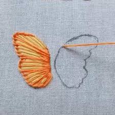 Suberb Embroidery Butterfly In 2021 Sewing Embroidery Designs Hand Embroidery Flowers Embroidery Stitches Beginner
