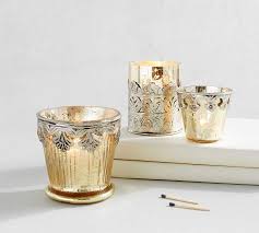 Perfect for wedding decoration and more. Candles Holders Adds The Perfect Ambience To Your Wedding Decorations Or Home Decor Made Of Mercury Glass With A Speckled Gold Finish Granrosi Gold Mercury Votive Candle Holder Set Of 25