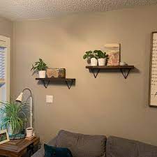 Custom Trinity Diamond Shelf Diamond Shelf Geometric Floating Shelf Modern Home Decor Handmade Wood Metal Steel Wall Decor Floating Shelves Shelves Modern Shelving