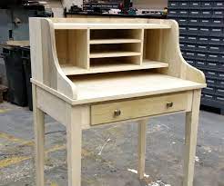 We also added little feet to help it look not as bottom heavy and swapped the hardware. Poplar Secretary Desk 9 Steps With Pictures Instructables
