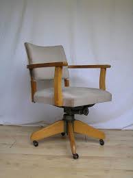Vintage Hillcrest Desk Captains Office Oak 1950s Antique Swivel Chair Armchair Vintage Office Chair Chair Office Chair