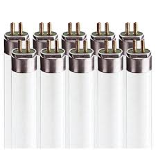 However the cost of t5 bulbs, especially high output types, is significantly higher than t8 and t12 bulbs. Luxrite 4 Ft T5 High Output Fluorescent Tube Light Bulb Daylight 6500k 54 Watt 4200 Lumens G5 Mini Bi Pin Base 10 Pack Overstock 32942700