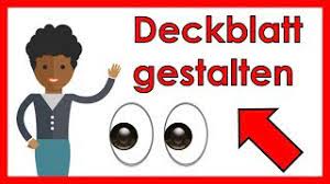 Es wird genutzt, um die puppe, die auch als wickel bezeichnet wird, blickdicht abzudecken. Deckblatt Gestalten So Wird Deine Hausarbeit Zum Echten Hingucker Youtube