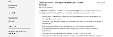 Business Development Manager Resume Guide 12 Templates Pdf