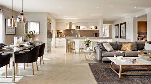 Carlisle Homes Indiana 33 Featured At Somerfield Estate In Keysborough Sala Conjugada Com Cozinha Casas Salas