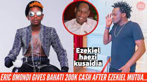 Jun 14, 2021 · comedian eric omondi has appeared to reignite his beef with kenya film classification board (kcfb) boss ezekiel mutua, by offering to gift singer sh200,000 he was to earn from a canceled. Eric Omondi Gifts Bahati 200k Cash As Compesation After Ezekiel Mutua Cancelled His Deal Btg News Read The Audio