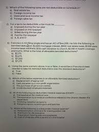 A section 125 plan is something that the employer must maintain separately from the health insurance policy or any other benefit program that their employees participate in, and the section 125 … Solved 1 Which Of The Following Taxes Are Not Deductible On Chegg Com