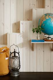 Stående panel, gir et inntrykk av økt takhøyde i rommet. Vitvaxad Panel 7 Ideer Till Ditt Hem