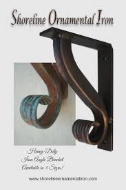 You can use corbels, posts, and brackets to ensure your granite countertops have the support they need to maintain their strength and stability. Standard 1 Inch Metal Bracket Small Large Shoreline Ornamental Iron Angle Bracket Metal Bracket Wrought Iron Corbels