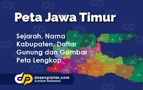 Di laut jawa, arus bergerak ke laut flores hingga mencapai laut banda. Peta Jawa Timur Dosenpintar Com