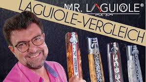 aufwändiger Vergleich Laguiole-Messer von 3 Schmieden