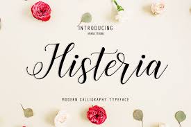 Font is available in all formats and is applicable for website, adobe photoshop and any other editor. Histeria Script 42066 Calligraphy Font Bundles