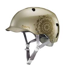 Bern Lenox Ladies Bike Helmet Gold Mandala Cyclechic Cool Bike Helmets Helmet Bike Helmet