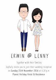 Save The Date Custom Chibi Illustration Cute Couple Portrait Wedding Invitation Do Couple Illustration Wedding Couples Portrait Wedding Invitations