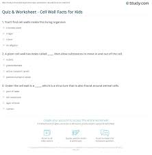 We did not find results for: Quiz Worksheet Cell Wall Facts For Kids Study Com