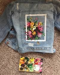 Today we have for you 12 perfect ideas that shows how your old coat make it look dear fashion girls look at the images below and select the best idea for you and just follow the steps and you will have your lovely jeans jacket. 200 Painted Jackets Ideas Jackets Painted Clothes Painted Denim
