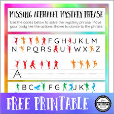 I am seldom inspired to write a . Missing Alphabet Puzzle To Solve Movement And Learning Your Therapy Source