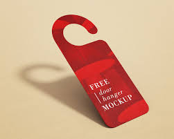 Free Door Hanger Mockup Hanger Door Hangers Mockup