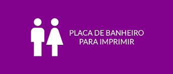 Placa De Banheiro Masculino E Feminino Para Imprimir Printloja Blog